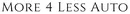 More 4 Less Auto logo