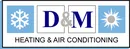 D & M Heating & Air Conditioning logo