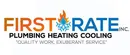 First Rate Plumbing Heating and Cooling logo