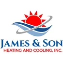 James & Son Heating and Cooling logo