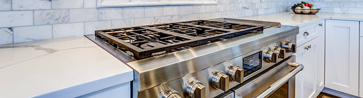 large gas oven and stove