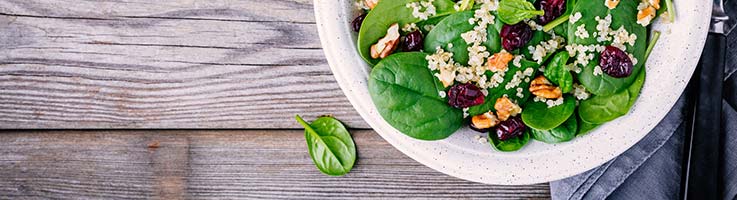 salad on a table